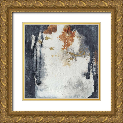 Oriental Garden I Gold Ornate Wood Framed Art Print with Double Matting by Combs, Joyce