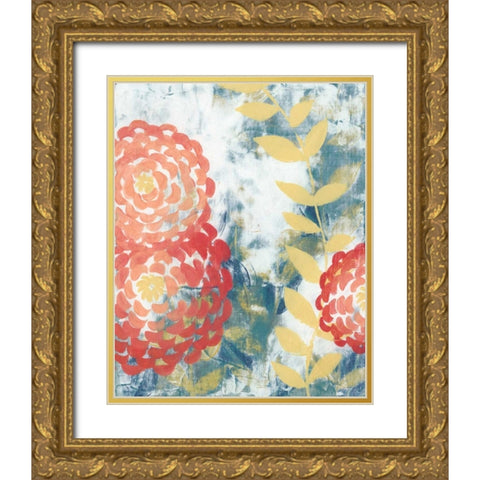 Spring Aria I Gold Ornate Wood Framed Art Print with Double Matting by Popp, Grace