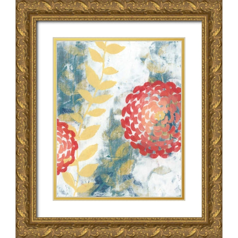 Spring Aria II Gold Ornate Wood Framed Art Print with Double Matting by Popp, Grace