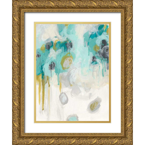 Sea Cloud I Gold Ornate Wood Framed Art Print with Double Matting by Vess, June Erica