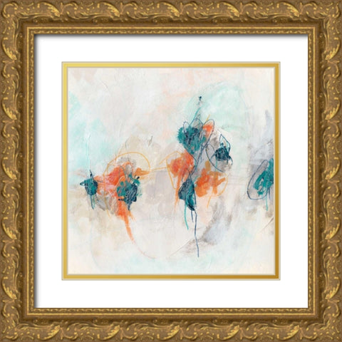 Transpire II Gold Ornate Wood Framed Art Print with Double Matting by Vess, June Erica