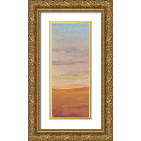 Desert View I Gold Ornate Wood Framed Art Print with Double Matting by OToole, Tim