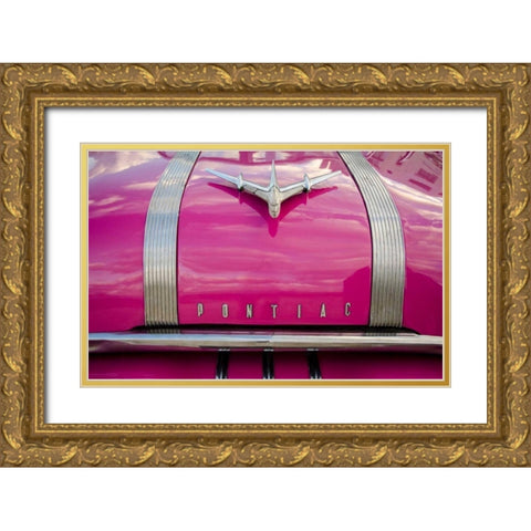 Colors of Cuba IV Gold Ornate Wood Framed Art Print with Double Matting by DeNardo, Laura