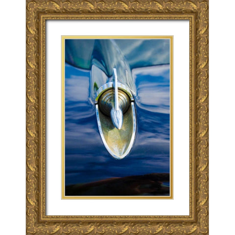 Cars of Cuba VI Gold Ornate Wood Framed Art Print with Double Matting by DeNardo, Laura