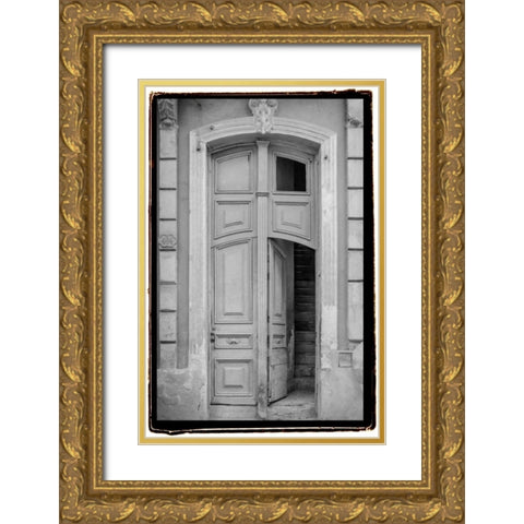 Past Elegance IV Gold Ornate Wood Framed Art Print with Double Matting by DeNardo, Laura