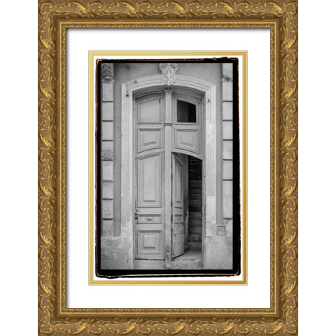 Past Elegance IV Gold Ornate Wood Framed Art Print with Double Matting by DeNardo, Laura