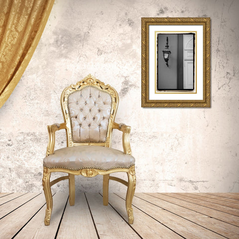 French Quarter Architecture II Gold Ornate Wood Framed Art Print with Double Matting by DeNardo, Laura