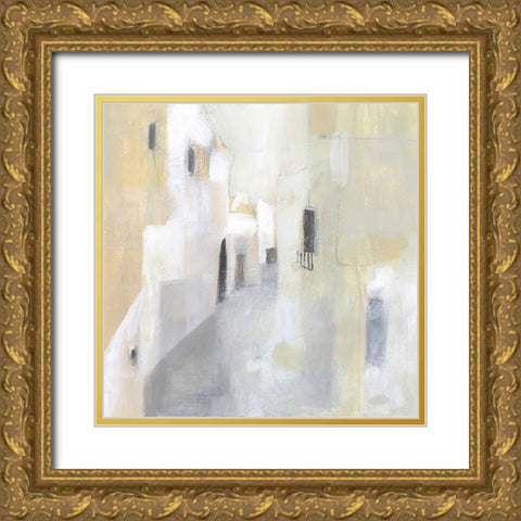 Pausa I Gold Ornate Wood Framed Art Print with Double Matting by Borges, Victoria