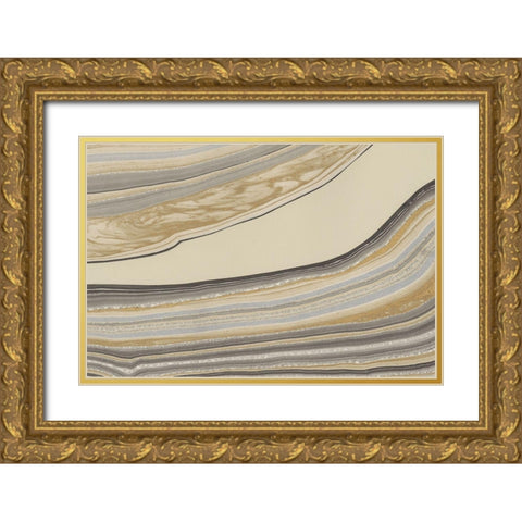 Cross Sections IV Gold Ornate Wood Framed Art Print with Double Matting by Stramel, Renee W.