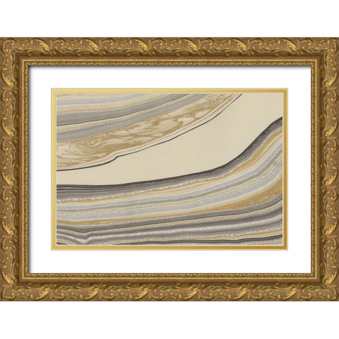 Cross Sections IV Gold Ornate Wood Framed Art Print with Double Matting by Stramel, Renee W.