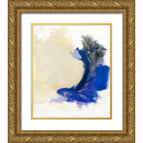 Love in Action I Gold Ornate Wood Framed Art Print with Double Matting by Bramma, Lila