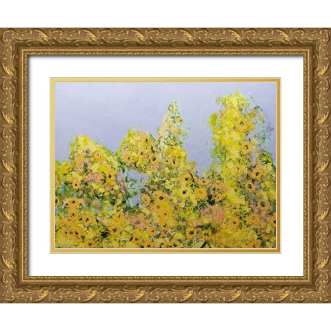 Clinging Vines Gold Ornate Wood Framed Art Print with Double Matting by Friedlander, Allan