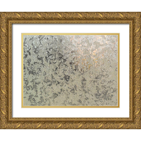 Frosty I Gold Ornate Wood Framed Art Print with Double Matting by Bane, Eva