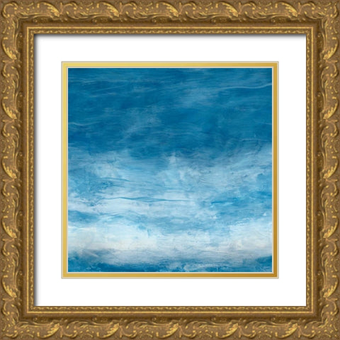 Skyward II Gold Ornate Wood Framed Art Print with Double Matting by Chandler, Sharon