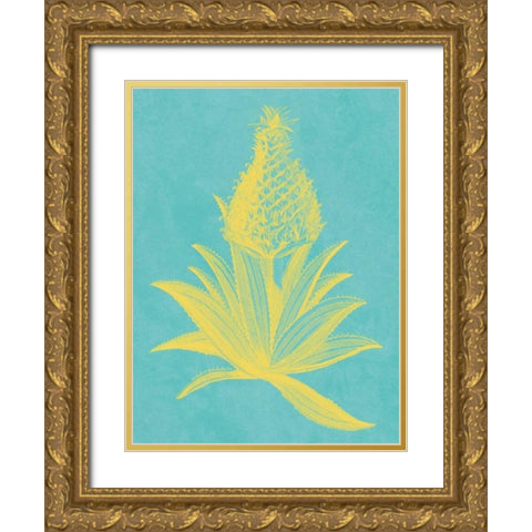 Pineapple Frais I Gold Ornate Wood Framed Art Print with Double Matting by Vision Studio