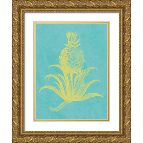 Pineapple Frais II Gold Ornate Wood Framed Art Print with Double Matting by Vision Studio