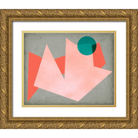 Grey Sunshine II Gold Ornate Wood Framed Art Print with Double Matting by Chandler, Sharon