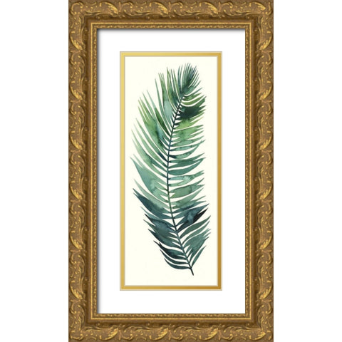 Dancing Palm II Gold Ornate Wood Framed Art Print with Double Matting by Popp, Grace