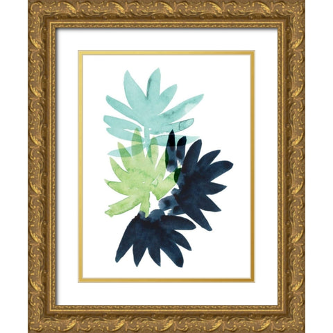 Untethered Palm II Gold Ornate Wood Framed Art Print with Double Matting by Popp, Grace