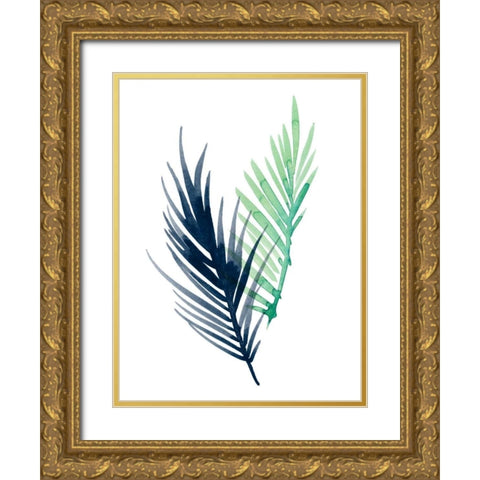 Untethered Palm III Gold Ornate Wood Framed Art Print with Double Matting by Popp, Grace