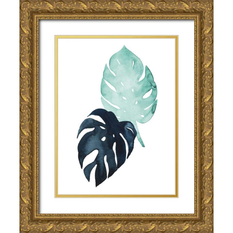 Untethered Palm IV Gold Ornate Wood Framed Art Print with Double Matting by Popp, Grace