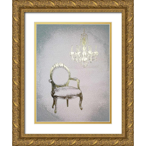 Gilded Furniture II Gold Ornate Wood Framed Art Print with Double Matting by Popp, Grace