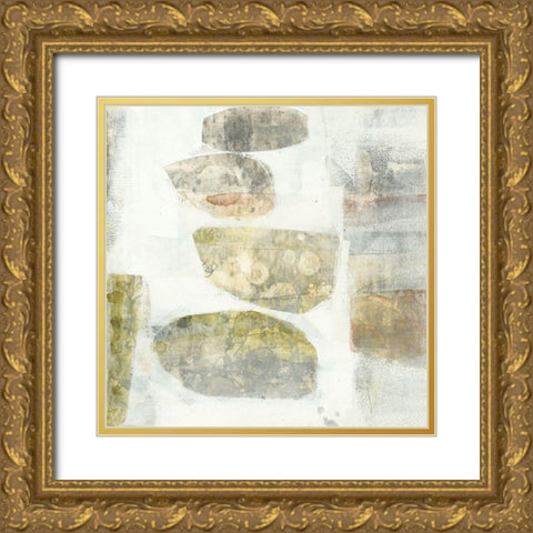 Stacked Vessels II Gold Ornate Wood Framed Art Print with Double Matting by Goldberger, Jennifer