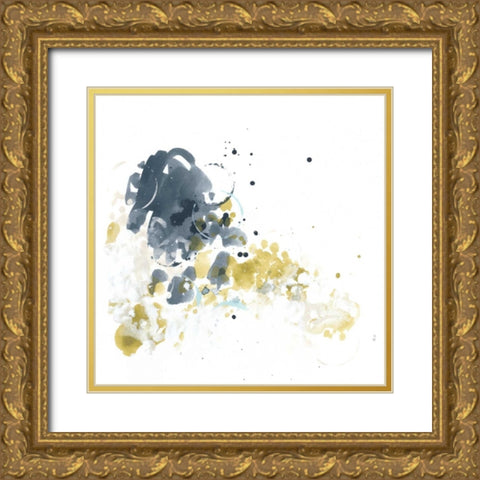 Kinetic Intuition III Gold Ornate Wood Framed Art Print with Double Matting by Vess, June Erica