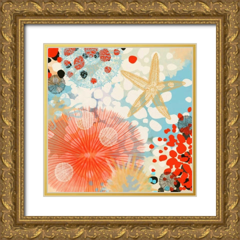 Exotic Sea Life II Gold Ornate Wood Framed Art Print with Double Matting by Orlov, Irena