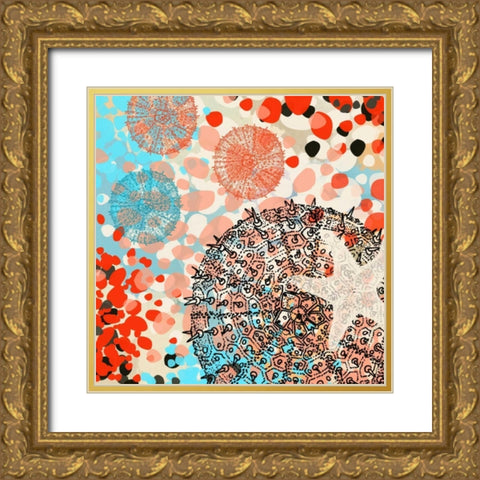 Exotic Sea Life III Gold Ornate Wood Framed Art Print with Double Matting by Orlov, Irena