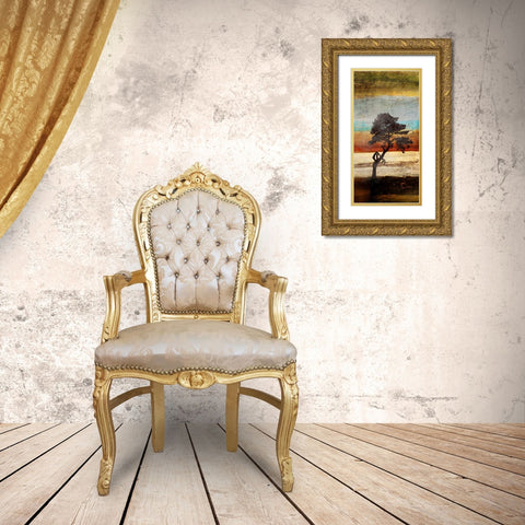 Fall Colors II Gold Ornate Wood Framed Art Print with Double Matting by Orlov, Irena