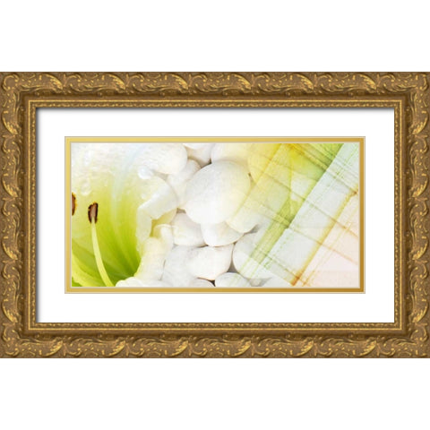 Serene Photo Collage VI Gold Ornate Wood Framed Art Print with Double Matting by Orlov, Irena