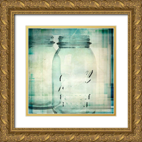 Canning Season IV Gold Ornate Wood Framed Art Print with Double Matting by Orlov, Irena