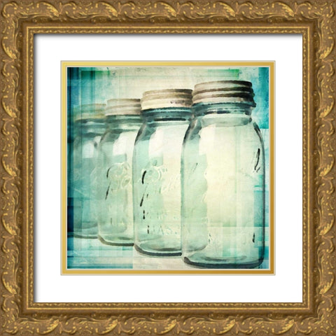 Canning Season IX Gold Ornate Wood Framed Art Print with Double Matting by Orlov, Irena