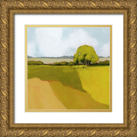 Sunkissed Solitude II Gold Ornate Wood Framed Art Print with Double Matting by Popp, Grace