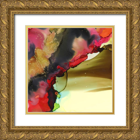 Phantasma II Gold Ornate Wood Framed Art Print with Double Matting by Borges, Victoria