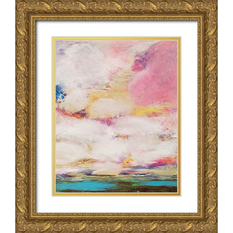 Long Way II Gold Ornate Wood Framed Art Print with Double Matting by Friedlander, Allan