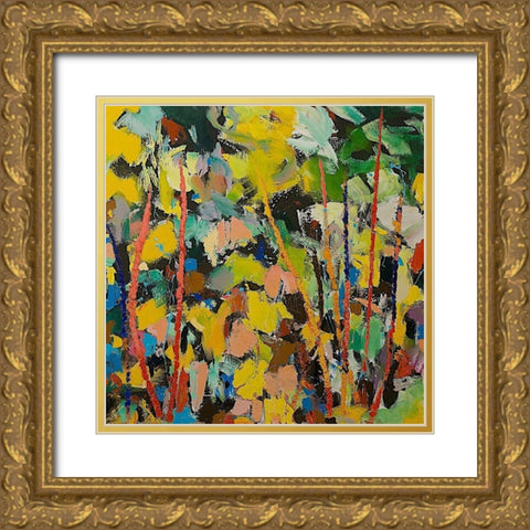 Airglow Gold Ornate Wood Framed Art Print with Double Matting by Friedlander, Allan