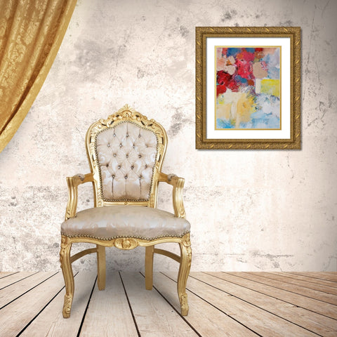 When Angels Sing Gold Ornate Wood Framed Art Print with Double Matting by Friedlander, Allan