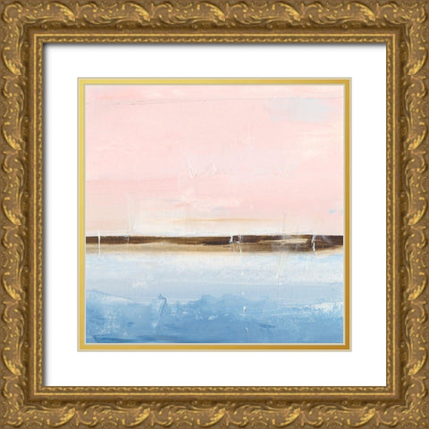 Pink Sands II Gold Ornate Wood Framed Art Print with Double Matting by Harper, Ethan