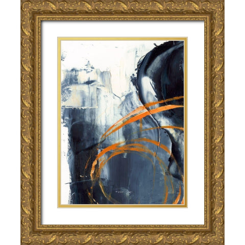 Orange Rind I Gold Ornate Wood Framed Art Print with Double Matting by Harper, Ethan