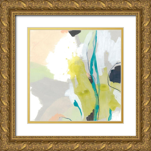 Flow Form III Gold Ornate Wood Framed Art Print with Double Matting by Vess, June Erica