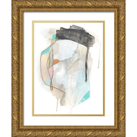 Whisk I Gold Ornate Wood Framed Art Print with Double Matting by Vess, June Erica