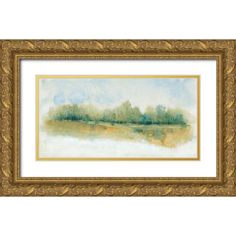 Wind Break I Gold Ornate Wood Framed Art Print with Double Matting by OToole, Tim