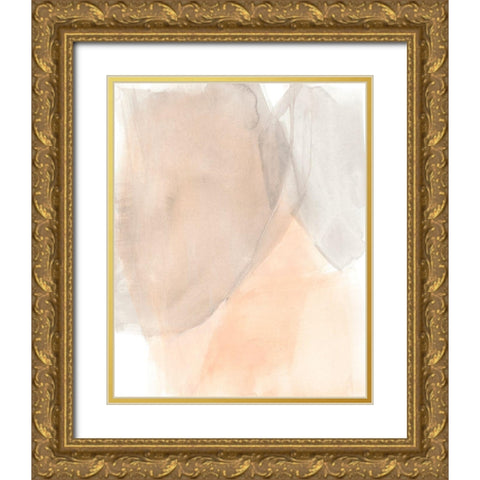 Light Touch I Gold Ornate Wood Framed Art Print with Double Matting by Goldberger, Jennifer