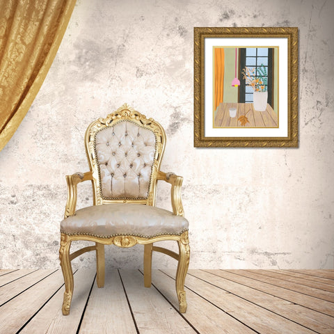 Portrait of Home II Gold Ornate Wood Framed Art Print with Double Matting by Wang, Melissa