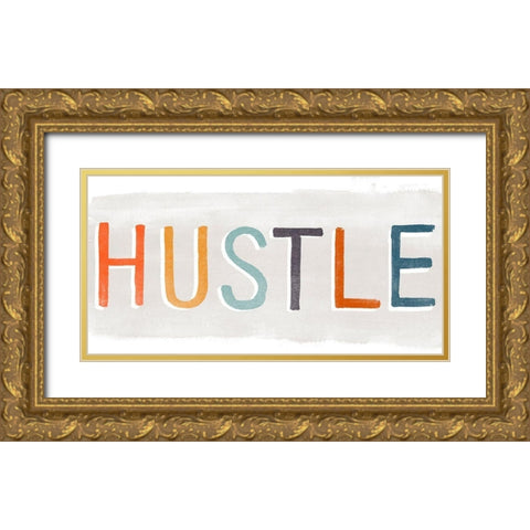 Hipster Sayings VI Gold Ornate Wood Framed Art Print with Double Matting by Vess, June Erica