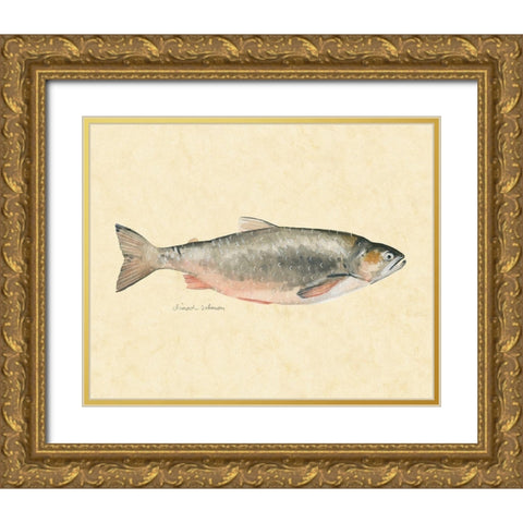 Catch of the Day II Gold Ornate Wood Framed Art Print with Double Matting by Scarvey, Emma