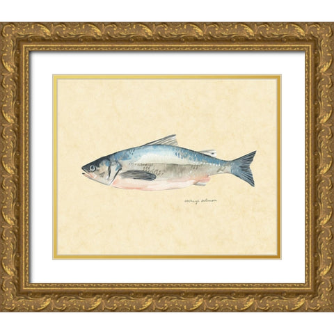 Catch of the Day IV Gold Ornate Wood Framed Art Print with Double Matting by Scarvey, Emma