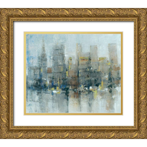 City Proper I Gold Ornate Wood Framed Art Print with Double Matting by OToole, Tim